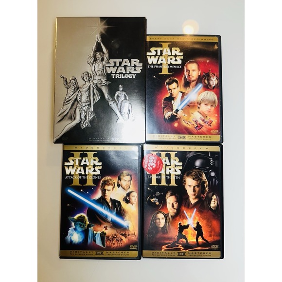 Other - STAR WARS Original Trilogy (DVD 2004) 4-Disc Box Set Widescreen 4,5,6 LOT of 7